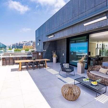 Serene - Infinity Cview Pool - 4 Bedrooms Luxury Penthouse Haifa Bagian luar foto
